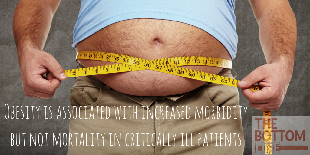 Obesity is associated with increased morbidity but not mortality in critically ill patients